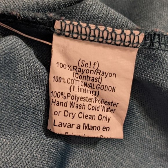 Symphony Deep Teal Cold Shoulder Lace Midi Dress - size 3 XL NWOT - Picture 8 of 8